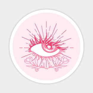 Pink Sparkle Eye Magnet